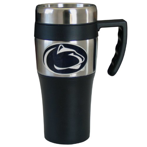 College NCAA Penn St. Nittany Lions Steel Travel Mug with Handle