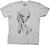 Mens Paul Alien Flip Off T-shirt