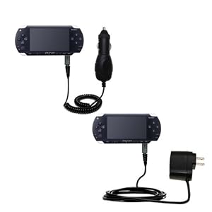 Essential Kit for the Sony PSP-1001 Playstation Portable includes a Car and Wall Charger - Gomadic... by 
