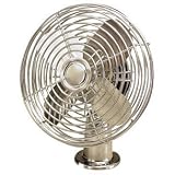 Car Fan: Two-Speed, 12 Volt DC (Chrome)