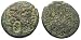 Antioch c. 47 - 41 B.C., Roman Provincial Syria, Apollo or Cleopatra Countermark; Bronze AE 24