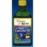 Carlson for Kids Cod Liver Oil - Lemon Flavor - 8.4 fl oz.