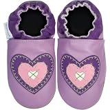 Robeez Patchwork Heart Purple Soft Sole Baby Shoes 12-18 months * 08 Newest Collection -- We Have Large Selections! *