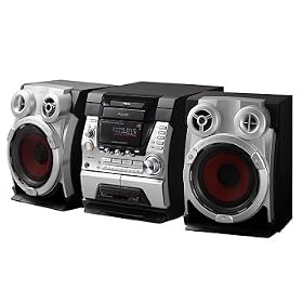 Aiwa 3-CD Mini Stereo System - JAX S44