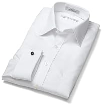 Geoffrey Beene Men's French Cuffed Long Sleeve Wrinkle Free Full Cut Broadcloth Solid Shirt