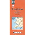Carte routi�re : Pays de Galles - Angleterre Sud-Ouest et Midlands, N� 403