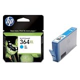 1 Original Printer Ink Cartridge To Replace HP364XL - Cyan- XL High Capacity