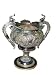 Intricately Carved Bronze Finished Brass Planter