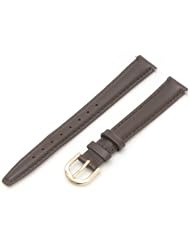 Voguestrap TX48312BN Allstrap 12mm Brown Regular-Length Padded Genuine Calf Watchband
