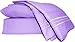 Mezzati Brushed Microfiber Bed Sheet Set - Ultra Soft and Lightweight for Ultimate Sleep Comfort, Wrinkle Free and Color Fade Resistant, 4 Piece Set (Lilac,King Size)