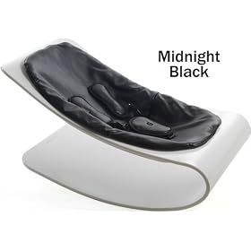 coco plexistyle baby lounger - White Frame - Midnight Black