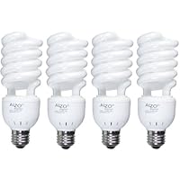Full Spectrum Light Bulbs - Alzo 27 Watt Compact Fluorescent Cfl - Pack Of 4 - 5500K- Alzo Joyous Light Daylight Pure White Llght