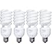 Full Spectrum Light Bulb - ALZO 27W Compact Fluorescent - Case of 4 - Daylight Balanced 5500K - Pure White Light