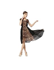 Chiffon Leopard Print Cocktail Club Dress/Homecoming Dress/Prom Dress/Wedding Dress/Tunic 