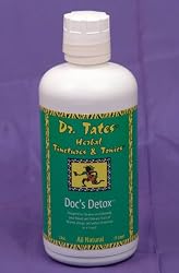 Dr. Tates Doc's Detox - A Clean Body is a Healthy Body! Remove unwanted and damanging waste from your body in a HURRY! This All Natural Herbal Detox Tonic will QUICKLY help remove Chemicals, Pesticides, Heavy Metals, Food Additives, and MUCH MORE! Also help eliminate Fatique, Joint Pain, Allergies, Skin Eruptions, Arthritis, and Headaches by Detoxing TODAY!
