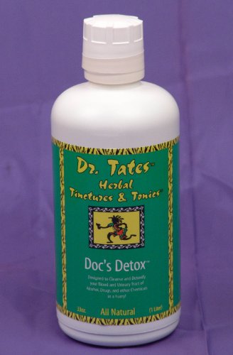 Dr. Tates Doc's Detox - A Clean Body is a Healthy Body! Remove unwanted and damanging waste from your body in a HURRY! This All Natural Herbal Detox Tonic will QUICKLY help remove Chemicals, Pesticides, Heavy Metals, Food Additives, and MUCH MORE! Also help eliminate Fatique, Joint Pain, Allergies, Skin Eruptions, Arthritis, and Headaches by Detoxing TODAY!