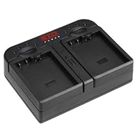 EZOPower EN-EL15 Dual Battery Charger with Car Adpater EZCDC17(Replacement for Nikon MH-25) for Nikon D800, D800E, D7000 DSLR and Nikon 1 V1 Digital Cameras