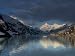 The Fairweather Mountain Range is Reflected in Johns Hopkins Inlet Photographic Poster Print, 24x18