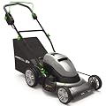 Earthwise 60220 20-Inch 24 Volt Side Discharge/Mulching/Bagging Cordless Electric Lawn Mower