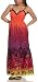 Rampage Juniors' Printed Maxi Dress,Purple/Yellow,Medium