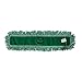 Rubbermaid Commercial Products Microfiber Blend Looped-End-Dust Mop, 36-Inch, Green, Heavy Duty Head Replacement for Floor Cleaning Office/School/Stadium/Lobby/Restaurant