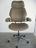 Humanscale Freedom Chair Headrest Gel Arms Seat & Back -Olive Leather- Humanscale Freedom Chair Headrest Gel Arms Seat & Back -Olive Leather-