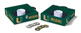 New Bulls Eye Washer Toss Game University of Miami Hurricanes