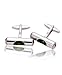 Hardware Level green Novelty silver Cufflinks