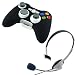 Black soft Silicone case for Microsoft xBox 360 controller Free With White Headset