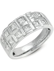 14k White Gold Diamond Ring, Best Quality Free Gift Box Satisfaction Guaranteed