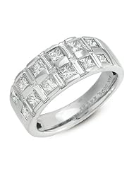 14K White Gold 1.61cttw Round Diamond Fashion Ring