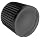 DimcoGray Black Phenolic Knurled Clamping Knob Female, Brass Insert: 10-32" Thread x 5/16" Depth, 5/8" Diameter x 9/16 Height x 1/2 Hub Dia (Pack of 10)