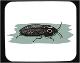 Decorated Mouse Pad with bug, insect, beetle, eyed, click