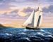 West Wind Sails Art Poster PRINT Unknown 20x16