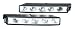 HELLA 010043801 Universal Rectangular LED Slim Daytime Running Light Kit