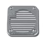 AFI Marine 11060 Single Stainless Steel Grill For 11050 Marine Concealed Compact Electric Below Deck Horn