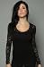 Free People The Scandalous Lace Top in Black,Tops (L/S) for Women