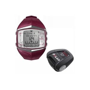 Polar FT60G1 Women's Heart Rate Monitor Watch with G1 GPS Sensor (Purple)