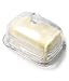 Covered Glass Butter Dish by Abbott