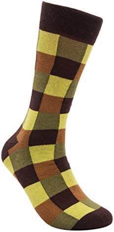 Rambutan Men's "Joker" Seamless Cotton Socks US 8.5-12.5 Olive