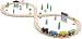 Wooden Figure 8 Train Set, 40 Piece