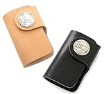 本革 ヌメ革 6連 キーケース アンティークコイン コンチョ 付 レザー ハンドメイド 厚手 心配する声