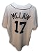 Autographed Denny McLain A.L.Detroit Tigers White Jersey Inscribed 31-6 1968 And 1968 MVP-CY