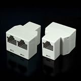 Produkt-Bild: Netzwerk RJ45 Lan 1 auf 2 Kupplung Adapter Verteiler