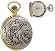 Pocket Watch - Jacques du Manoir Brass Case Hunter's Watch