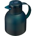 Emsa 505719 Samba Isolierkanne Quick Press 1,0 L transluzent t�rkis