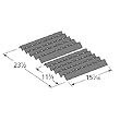 Brinkman Corrugated Heat Plate
