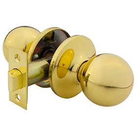 Click here to buy Yale Security Barricade Ball Passage Knob, Polished Brass #100RB-C3-4 by Yale Security.