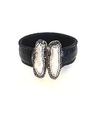 Authentic Turkish Bangle Bracelet , Cultured Pearl