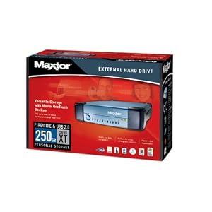 Maxtor Personal Storage 5000XT - Hard drive - 250 GB - external - FireWire Hi-Speed USB -... by 